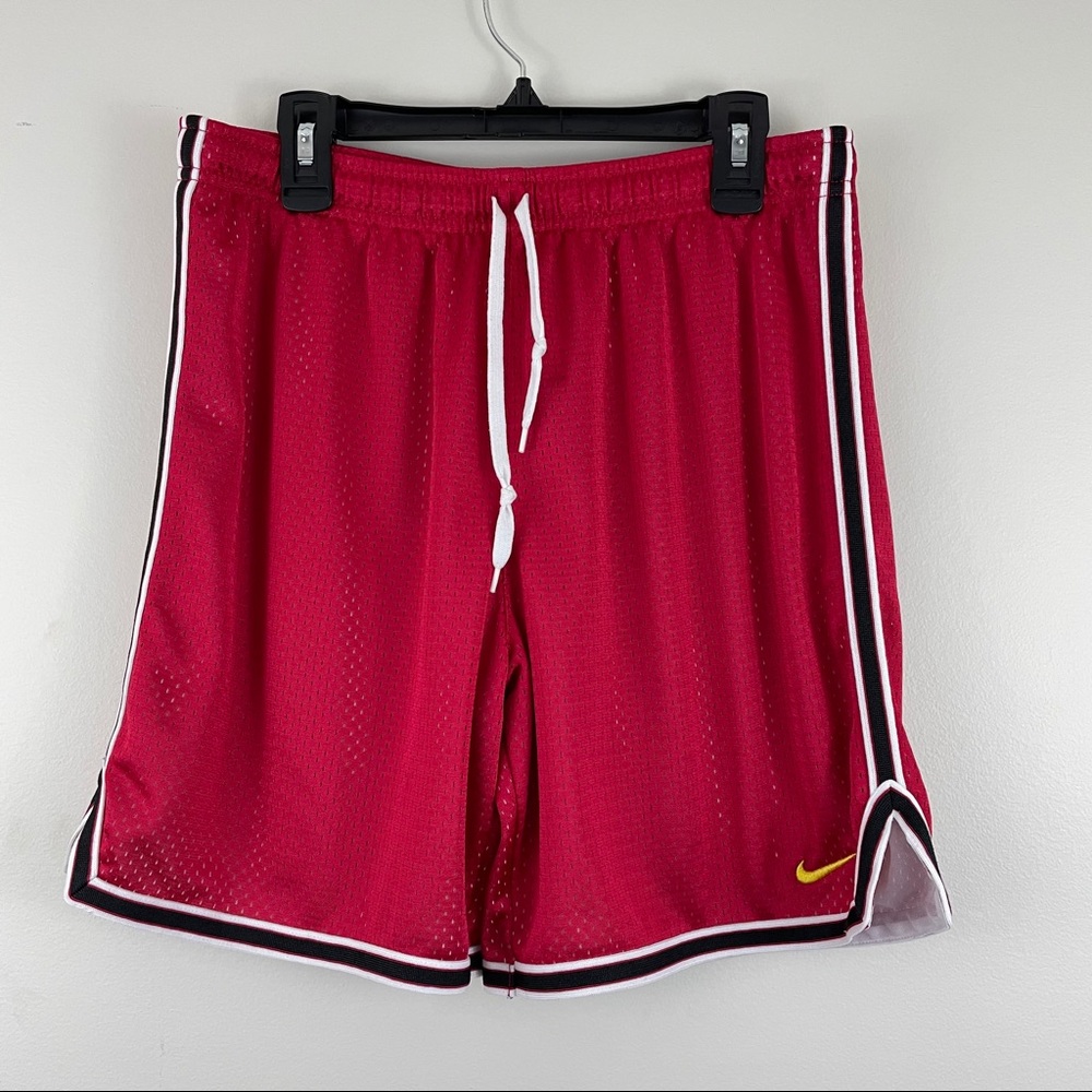 Nike Dri-FIT Red Mesh Basketball Shorts Women’s XS